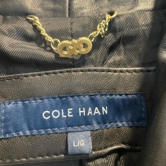 Cole Haan genuine lamb skin leather jacket - Picture 4 of 7